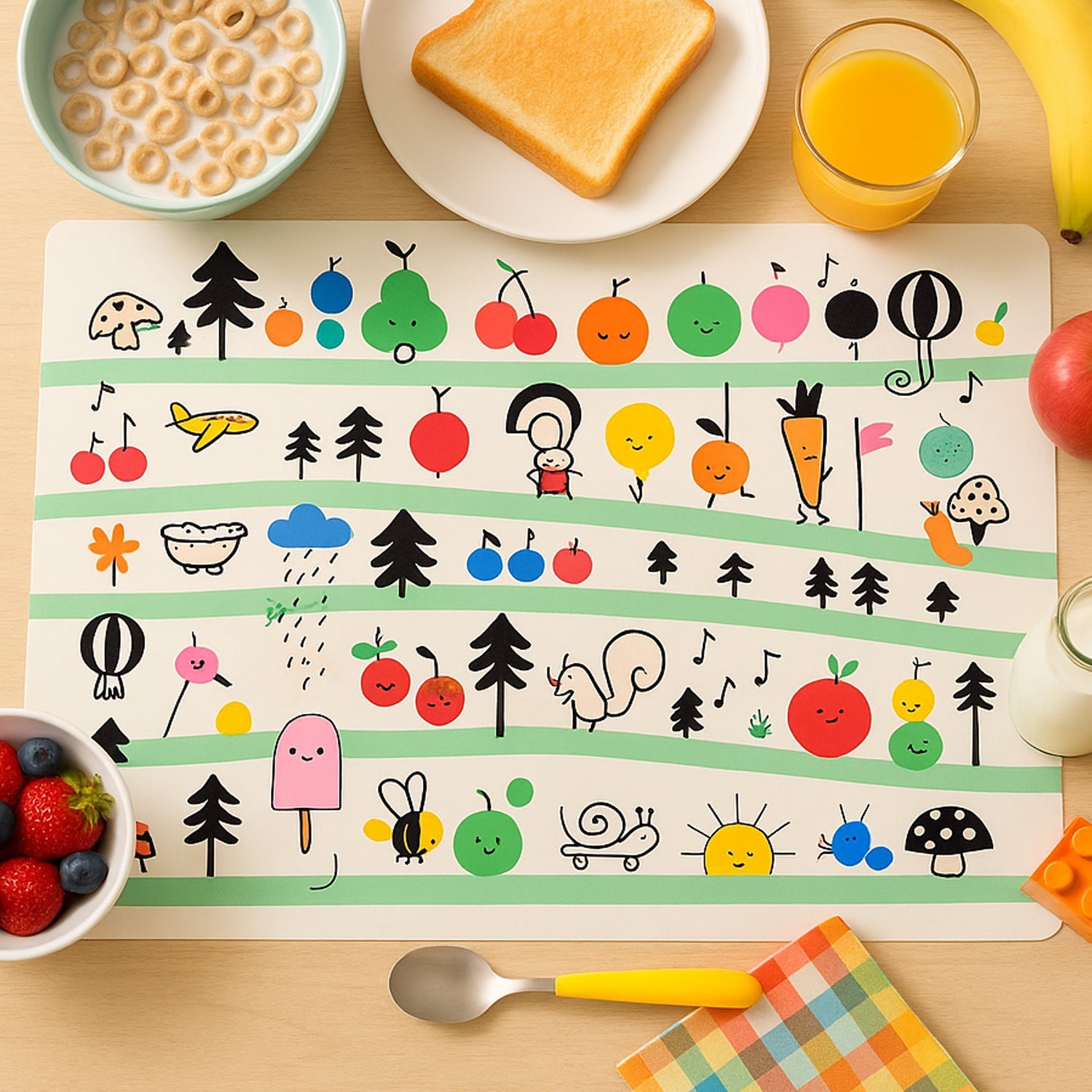 Dining Table Placemats for Kids Dining Table Placemats for Kids